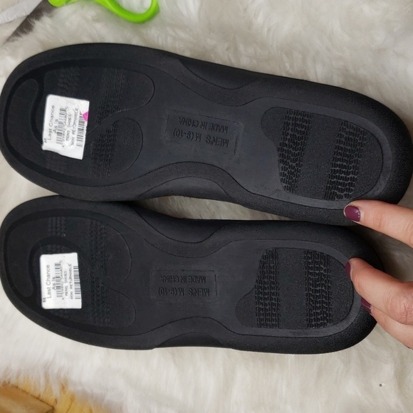 FOCO NFL Baltimore Ravens Team Logo Flannel Moccasin Slippers M NWT Mens - Picture 4 of 5